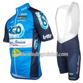 Set Fietsshirt + Korte Koersbroek 2018 Ago Aqua Service N001